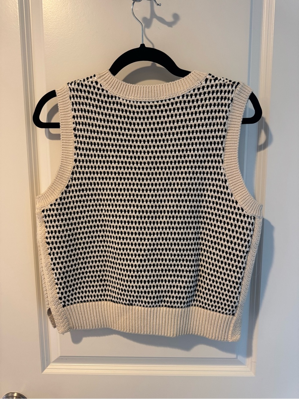 Varley Knowles Textured Knit Vest Birch Multi Stitch | S - Picture 8 of 8